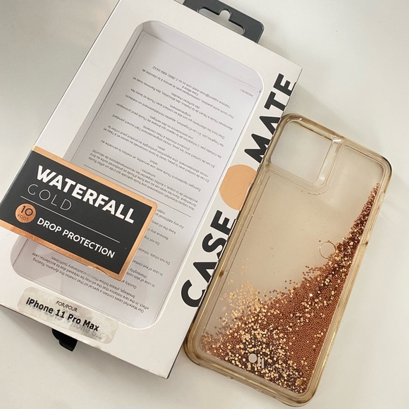 Waterfall Gold (drop protection) iPhone 11 Pro Max case - Picture 1 of 3